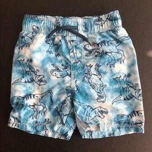 Old Navy Dinosaur Swim Trunks Size 18-24 Months